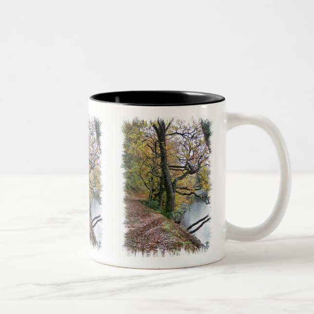 EM DOIS TONS CANECA DE CAFÉ DE DUAS CORES OUTONO (Direita)