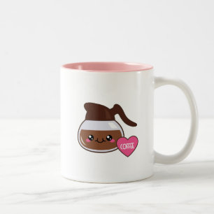 Em Dois Tons Caneca de café de Emoji do café