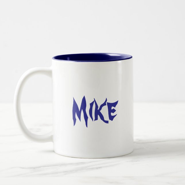 Em Dois Tons Caneca de café de Fantasma Caçadores Inc. (Esquerda)