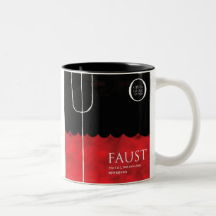 Em Dois Tons Caneca de café de Faust