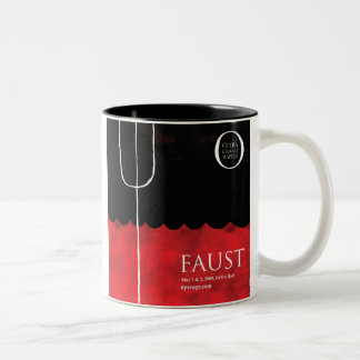 Em Dois Tons Caneca de café de Faust