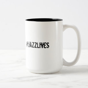 Em Dois Tons Caneca de café de JazzLives