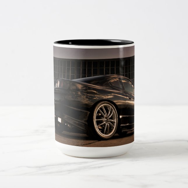 Em Dois Tons Caneca de café de JDM Silvia (Centro)
