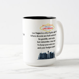 Em Dois Tons Caneca de café de Las Vegas