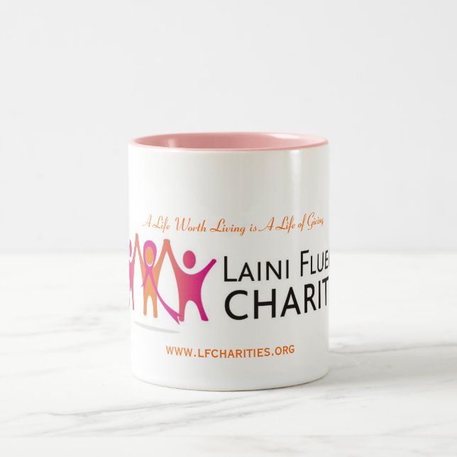 Em Dois Tons Caneca de café de LFC (Centro)