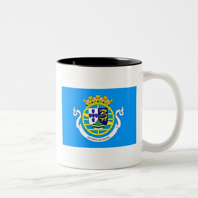 Em Dois Tons Caneca de café de Macau (Direita)