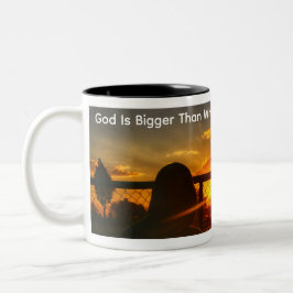 Em Dois Tons Caneca de Café de Motivação Matinal
