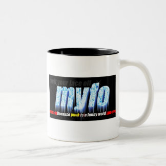 Em Dois Tons Caneca de café de MYFO