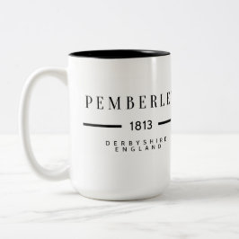 Em Dois Tons Caneca de café de Pemberley