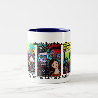Em Dois Tons Caneca de café de PRISARTS