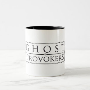 Em Dois Tons Caneca de café de Provokers do fantasma