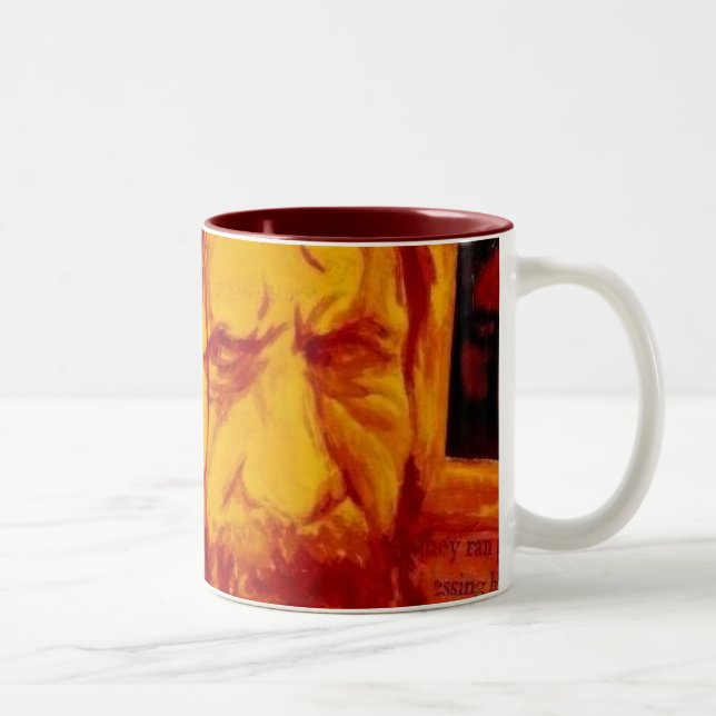 Em Dois Tons Caneca de café de Rasputin (Direita)
