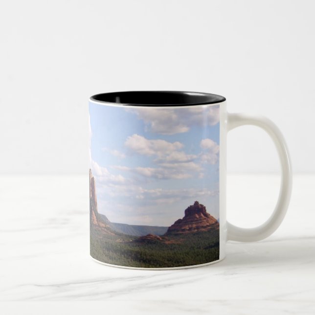 Em Dois Tons Caneca de café de Sedona (Direita)