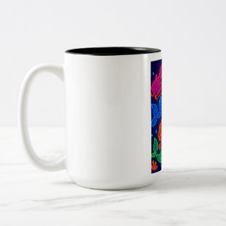 Em Dois Tons caneca de café de sereia
