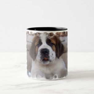 Em Dois Tons Caneca de café de St Bernard