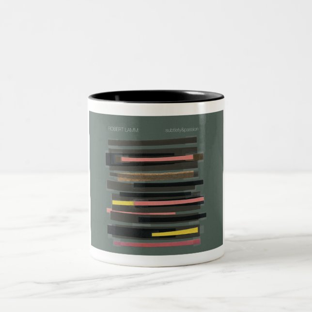 Em Dois Tons Caneca de café de Subtlety&Passion (Centro)