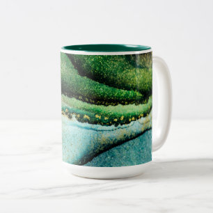 Em Dois Tons Caneca de Café de Tinta Alcoólica com Duas Cores