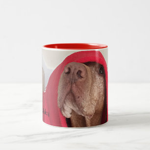 Em Dois Tons Caneca de café de Vizsla