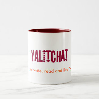 Em Dois Tons Caneca de café de YALITCHAT