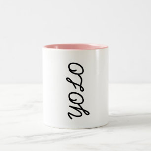 Em Dois Tons Caneca de café de YOLO
