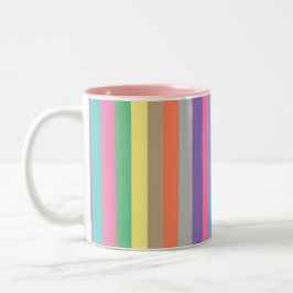 Em Dois Tons caneca de café design floral de pop bonito