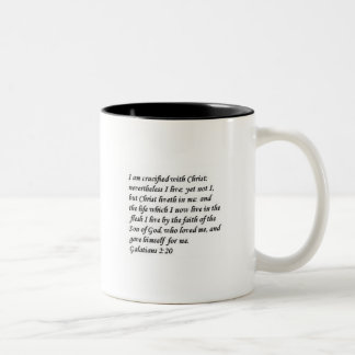 Em Dois Tons Caneca de café do 2:20 de Galatians