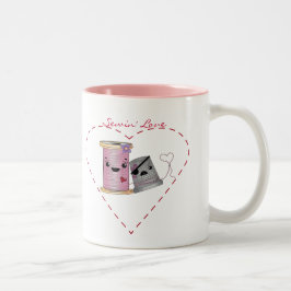 Em Dois Tons Caneca de café do amor de Sewin