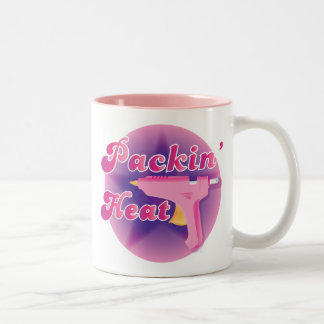 Em Dois Tons caneca de café do calor do packin