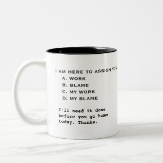 Em Dois Tons Caneca de café do chefe genuíno