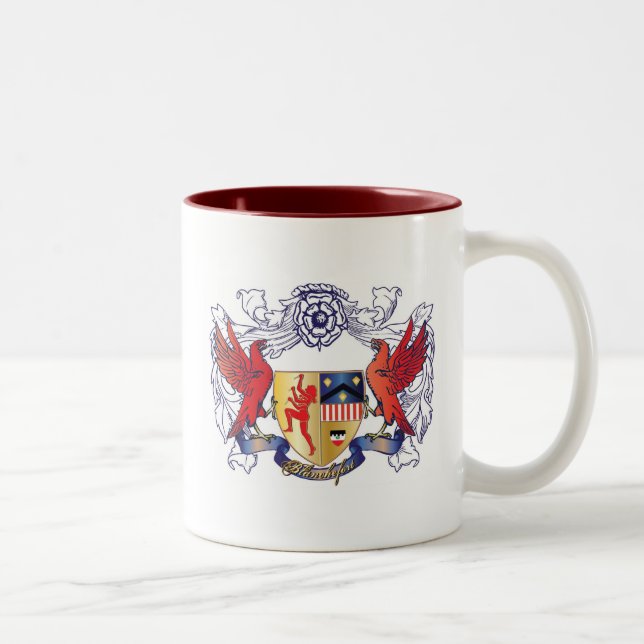Em Dois Tons Caneca de café do CoA (Direita)
