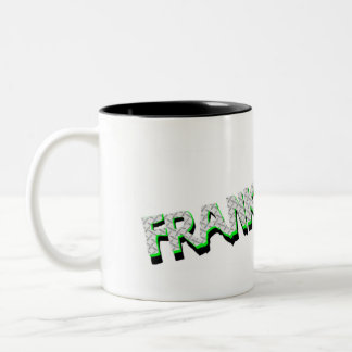 Em Dois Tons Caneca de café do design de Frankenbent!