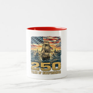 Em Dois Tons Caneca de café do dia da independência