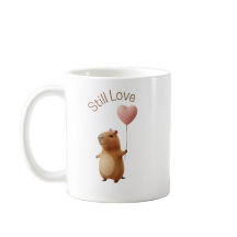 Caneca de Café do Dia dos Namorados do Capivara Fo