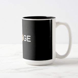 Em Dois Tons Caneca de café do Doge