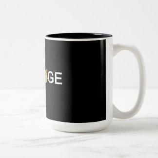 Em Dois Tons Caneca de café do Doge
