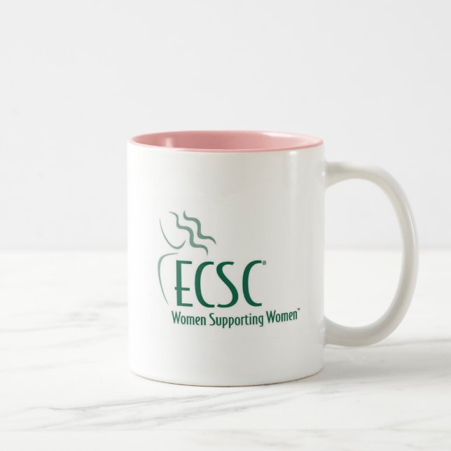 Em Dois Tons Caneca de café do ECSC (Direita)