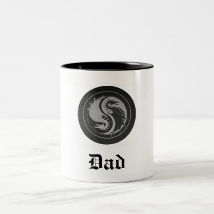 Em Dois Tons Caneca de café do pai