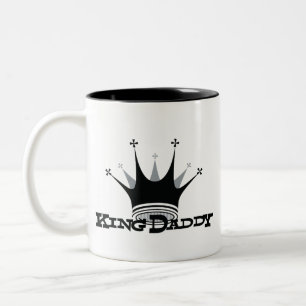 Em Dois Tons Caneca de café do rei Pai