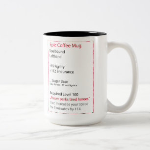 Em Dois Tons Caneca de café do RPG