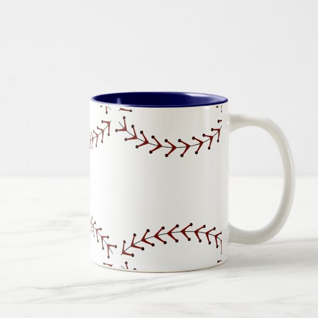 Em Dois Tons Caneca de café do softball de Fastpitch (Direita)
