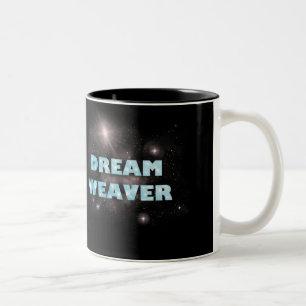 Em Dois Tons Caneca de café do tecelão/copo ideais