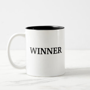 Em Dois Tons Caneca de Café do Vencedor