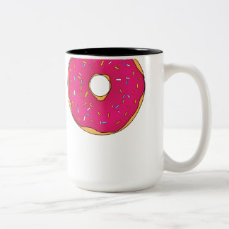 Em Dois Tons Caneca de café dos D'oh-loucos de Dippin