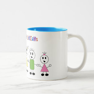 Em Dois Tons Caneca de café dos risos & dos gritares