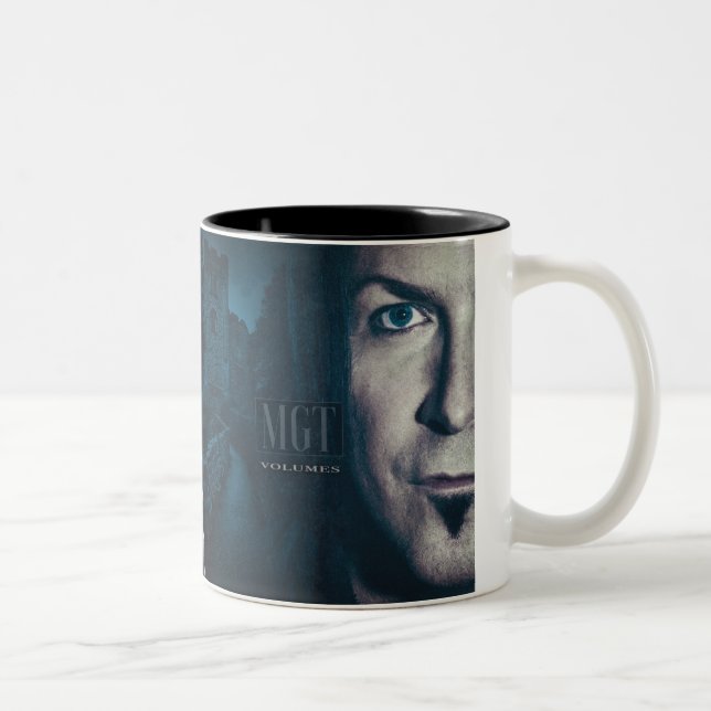 Em Dois Tons Caneca de café dos volumes de MGT (Direita)