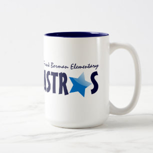 Em Dois Tons Caneca de café elementar das estrelas de Frank
