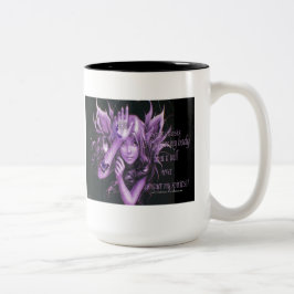 Em Dois Tons Caneca de café feericamente do Sarcoidosis