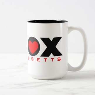 Em Dois Tons Caneca de café final de Luv Lenox©