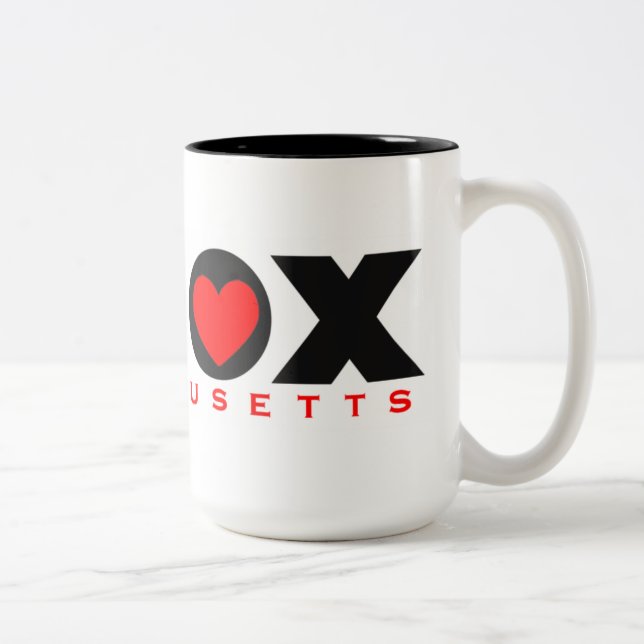 Em Dois Tons Caneca de café final de Luv Lenox© (Direita)