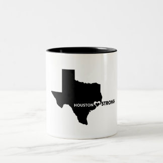 Em Dois Tons Caneca de café forte de Houston